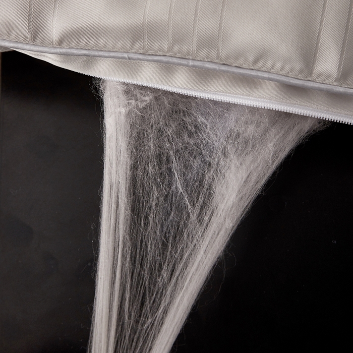 91家纺网 家纺一手货源 找家纺 喜糯糯 2025新款长绒棉提花被子被芯 云烟灰