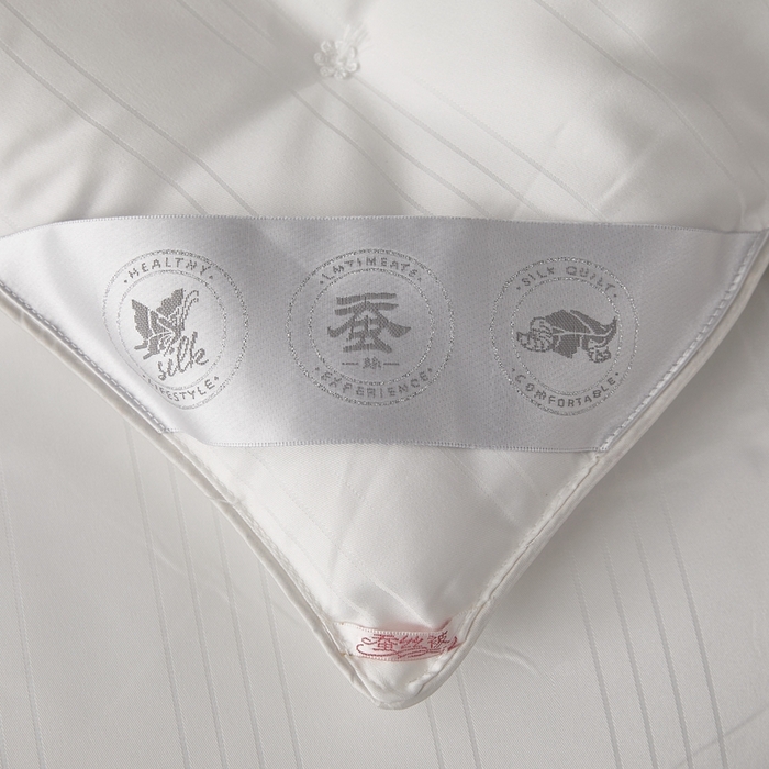 91家纺网 家纺一手货源 找家纺 喜糯糯 2025新款长绒棉提花被子被芯 珍珠白