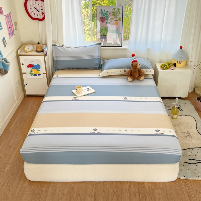 2025新款全棉印花小清新单品系列-单床笠华歌尔