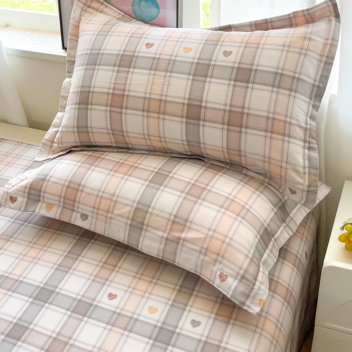 91家纺网 家纺一手货源 找家纺 （总）2025新款全棉印花小清新单品系列-单枕套