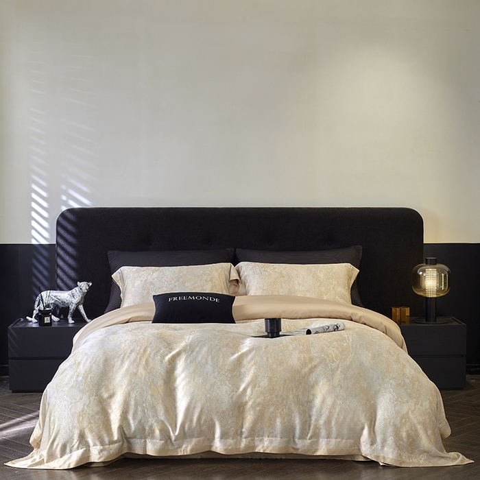 91家纺网 家纺一手货源 找家纺 （总）蕾诺家纺 2025新款60支进口奥地利兰精天丝数码印花四件套