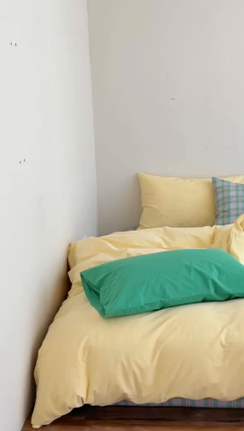 91家纺网 家纺一手货源 找家纺 （总）艾沁家纺 2025新款全棉数码印花水洗棉撞色混搭四件套