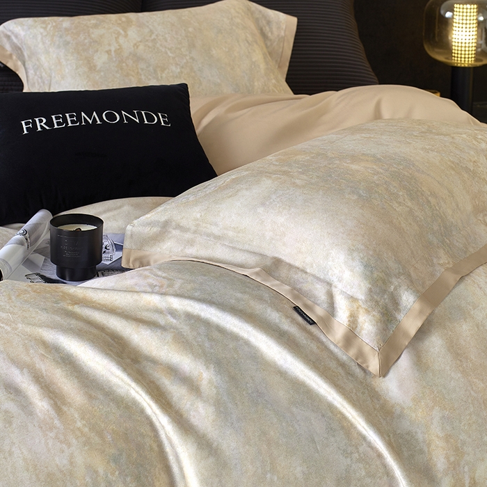 91家纺网 家纺一手货源 找家纺 蕾诺家纺 2025新款60支进口奥地利兰精天丝数码印花四件套 松岛