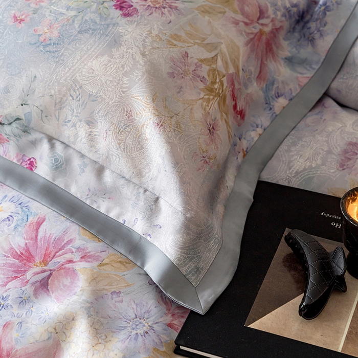 91家纺网 家纺一手货源 找家纺 （总）蕾诺家纺 2025新款60支进口奥地利兰精天丝数码印花四件套