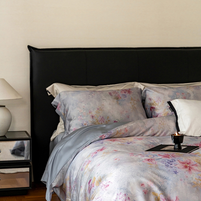 91家纺网 家纺一手货源 找家纺 （总）蕾诺家纺 2025新款60支进口奥地利兰精天丝数码印花四件套