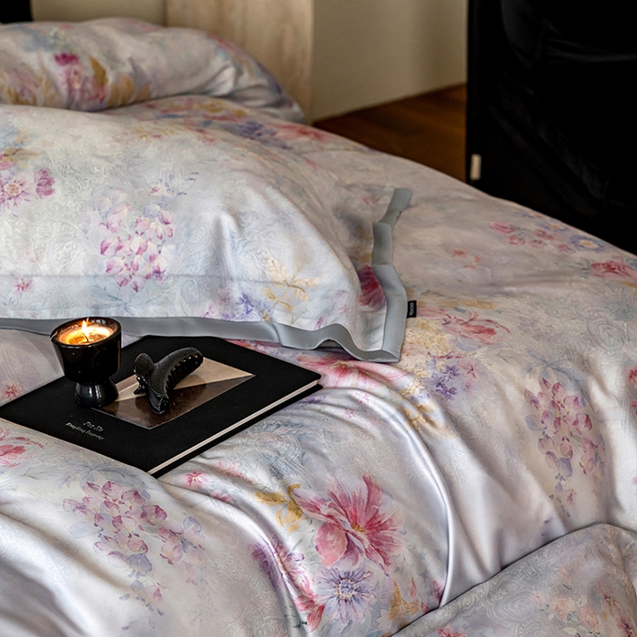 91家纺网 家纺一手货源 找家纺 （总）蕾诺家纺 2025新款60支进口奥地利兰精天丝数码印花四件套