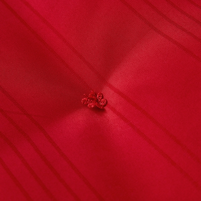 91家纺网 家纺一手货源 找家纺 喜糯糯 2025新款长绒棉提花被子被芯 胭脂红