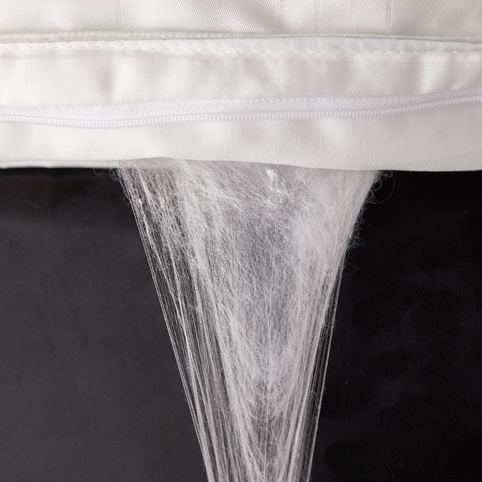 91家纺网 家纺一手货源 找家纺 喜糯糯 2025新款长绒棉提花被子被芯 珍珠白