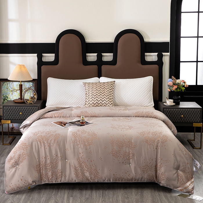 91家纺网 家纺一手货源 找家纺 （总）尚品家纺 2025新款贡缎提花蚕丝被