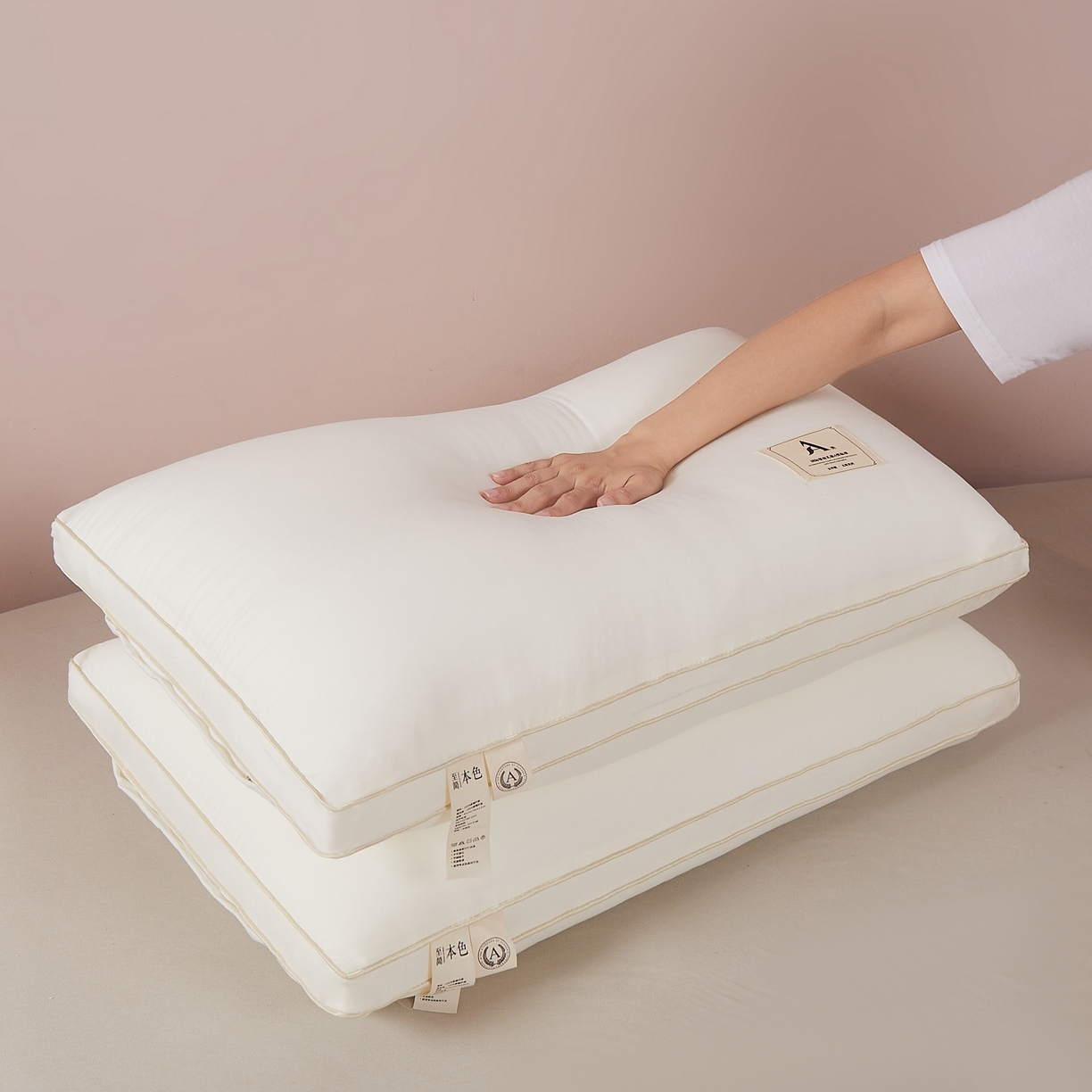 91家纺网 家纺一手货源 找家纺 （总）凯森家纺 2025新款学生枕头枕芯单人枕芯羽丝绒酒店枕头