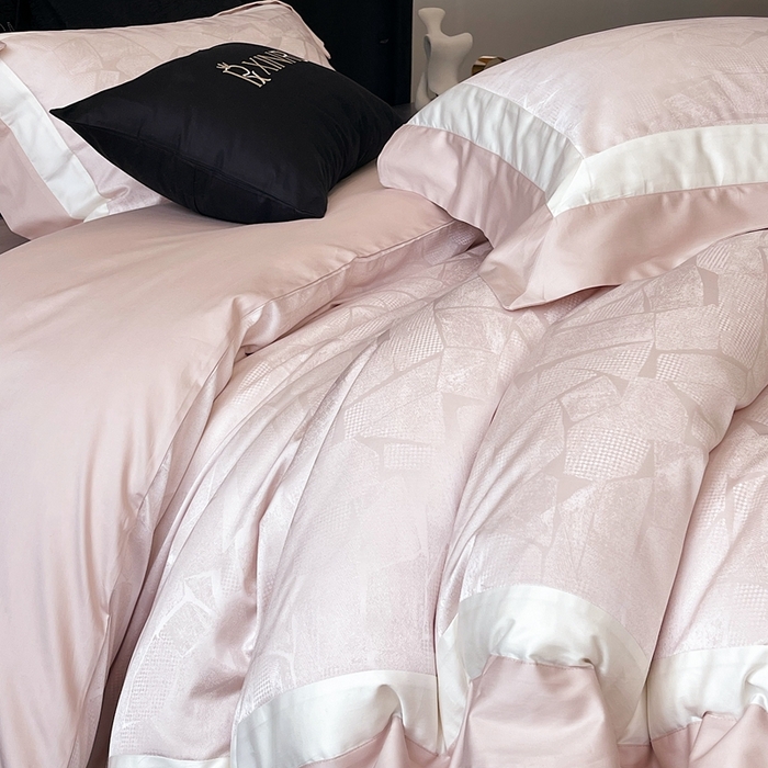 91家纺网 家纺一手货源 找家纺 （总）馨蕊家居 2025新款高精密天丝棉提花流金岁月系列四件套