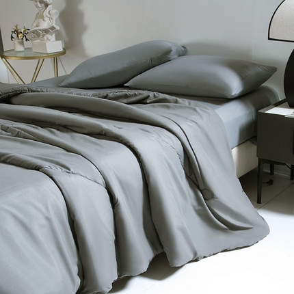 91家纺网 家纺一手货源 找家纺 （总）喜歌家居 2025新款针织棉大豆纤维夏被件套