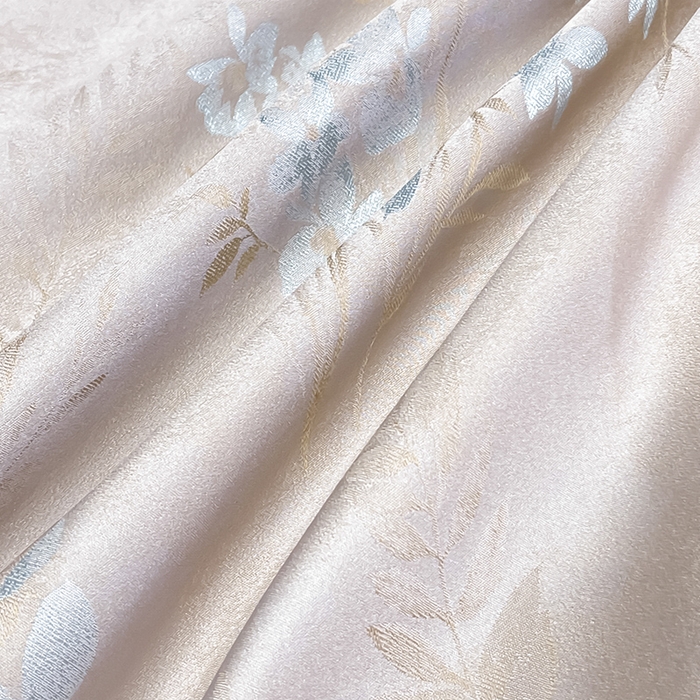 91家纺网 家纺一手货源 找家纺  2025夏季A类天丝棉贡缎提花四件套真丝全工艺丝滑裸睡长绒棉床单床笠轻奢风爆款床上用品 -尤朵 尤朵-芸粉