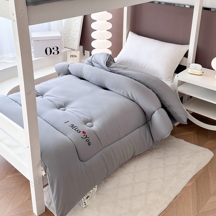 91家纺网 家纺一手货源 找家纺 （总）招财狼家纺 2025新款学生大礼包三件套被子床垫枕芯