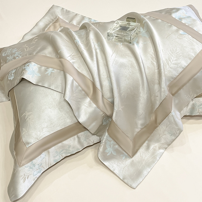 91家纺网 家纺一手货源 找家纺 （总） 2025夏季A类天丝棉贡缎提花四件套真丝全工艺丝滑裸睡长绒棉床单床笠轻奢风爆款床上用品