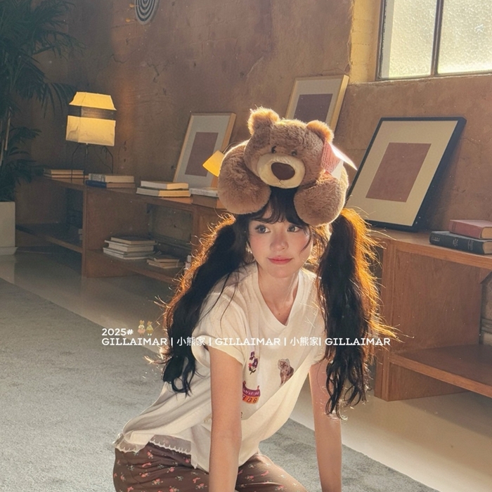 91家纺网 家纺一手货源 找家纺 （总）妍景家居生活馆 2025新款小熊家-油画小猫家居服