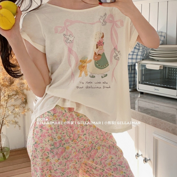 91家纺网 家纺一手货源 找家纺 （总）妍景家居生活馆 2025新款小熊家-小仙女家居服