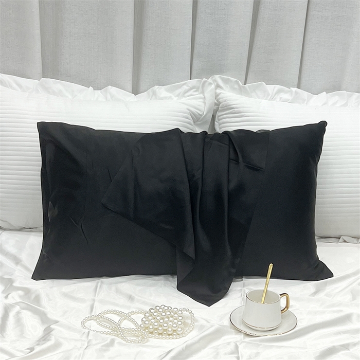 91家纺网 家纺一手货源 找家纺 （总）凯森家纺 2025新款冰丝枕套高仿真丝枕头套夏季天丝枕芯套-口袋款