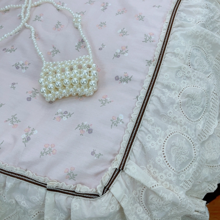 91家纺网 家纺一手货源 找家纺 暖居2025新款欧式浪漫多功能夏被 艾琳粉