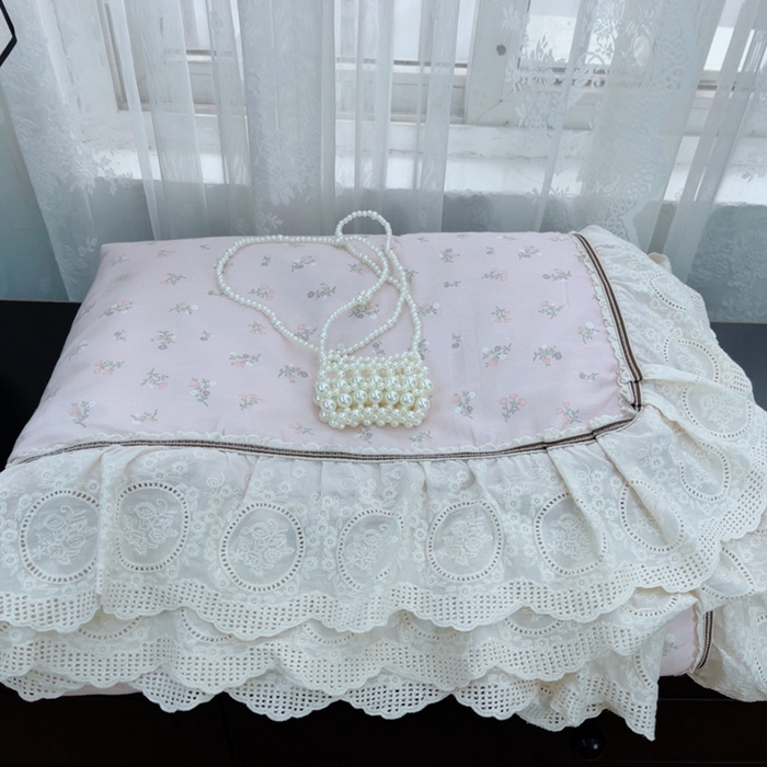 91家纺网 家纺一手货源 找家纺 暖居2025新款欧式浪漫多功能夏被 艾琳粉