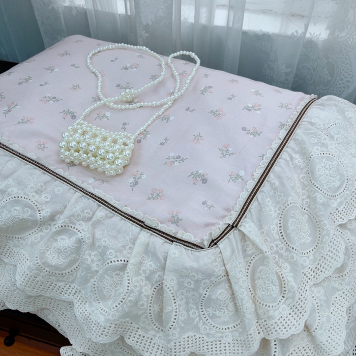 91家纺网 家纺一手货源 找家纺 暖居2025新款欧式浪漫多功能夏被 艾琳粉