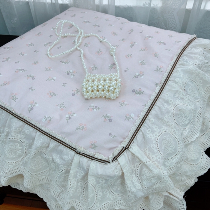 91家纺网 家纺一手货源 找家纺 暖居2025新款欧式浪漫多功能夏被 艾琳粉