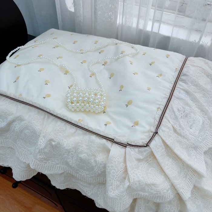 91家纺网 家纺一手货源 找家纺 暖居2025新款欧式浪漫多功能夏被 菠萝蜜