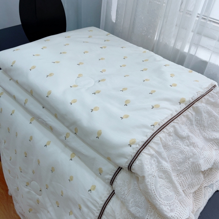 91家纺网 家纺一手货源 找家纺 暖居2025新款欧式浪漫多功能夏被 菠萝蜜