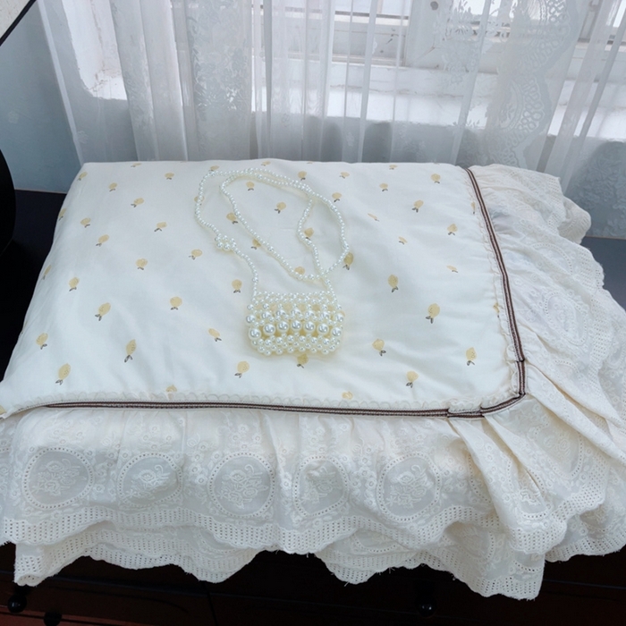 91家纺网 家纺一手货源 找家纺 暖居2025新款欧式浪漫多功能夏被 菠萝蜜