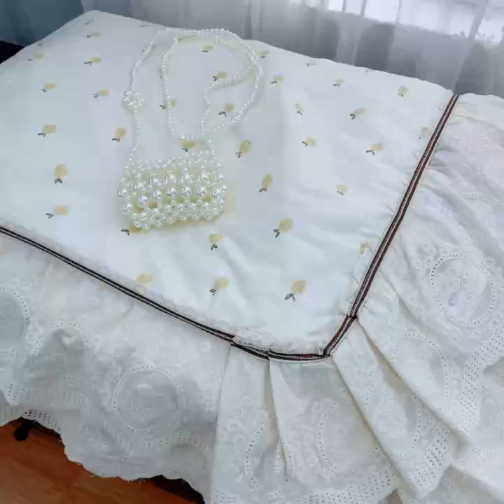 91家纺网 家纺一手货源 找家纺 暖居2025新款欧式浪漫多功能夏被 菠萝蜜