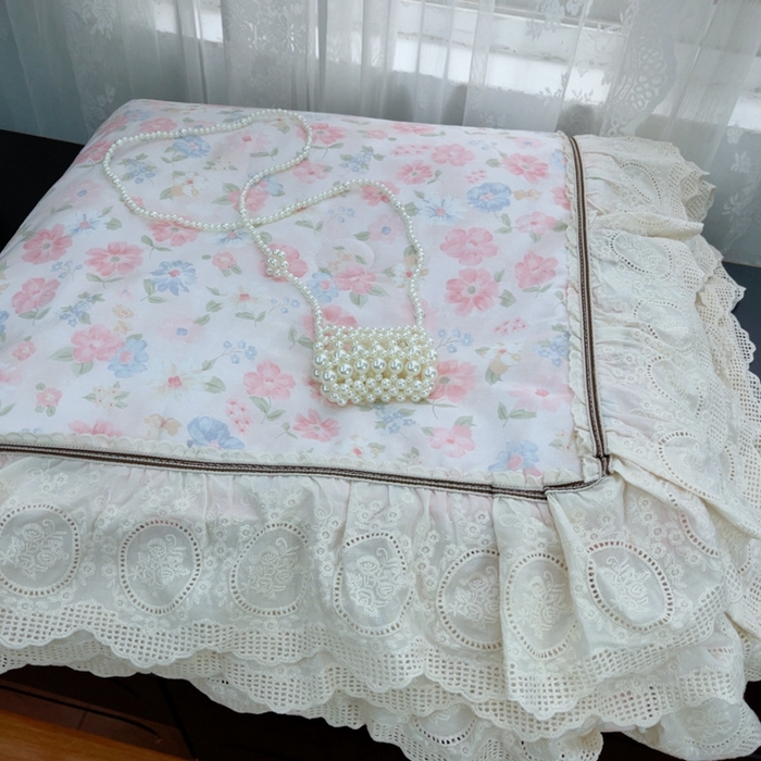 91家纺网 家纺一手货源 找家纺 暖居2025新款欧式浪漫多功能夏被 朝花夕拾