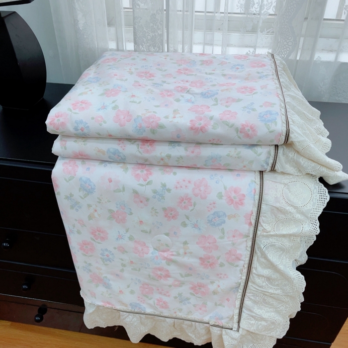 91家纺网 家纺一手货源 找家纺 暖居2025新款欧式浪漫多功能夏被 朝花夕拾