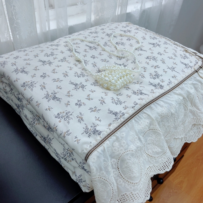 91家纺网 家纺一手货源 找家纺 暖居2025新款欧式浪漫多功能夏被 风信子