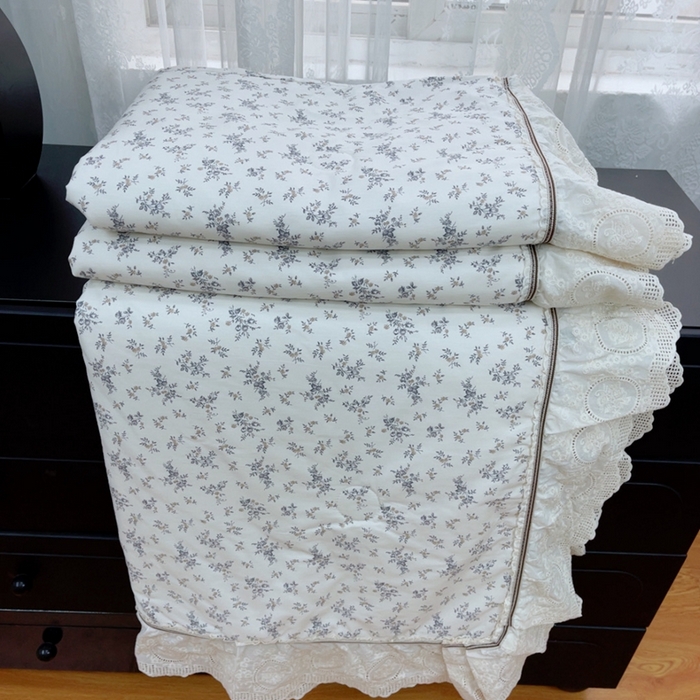 暖居2025新款欧式浪漫多功能夏被 风信子