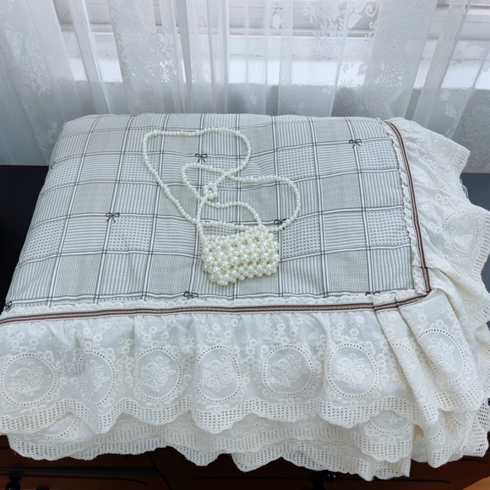 91家纺网 家纺一手货源 找家纺 暖居2025新款欧式浪漫多功能夏被 洛可可