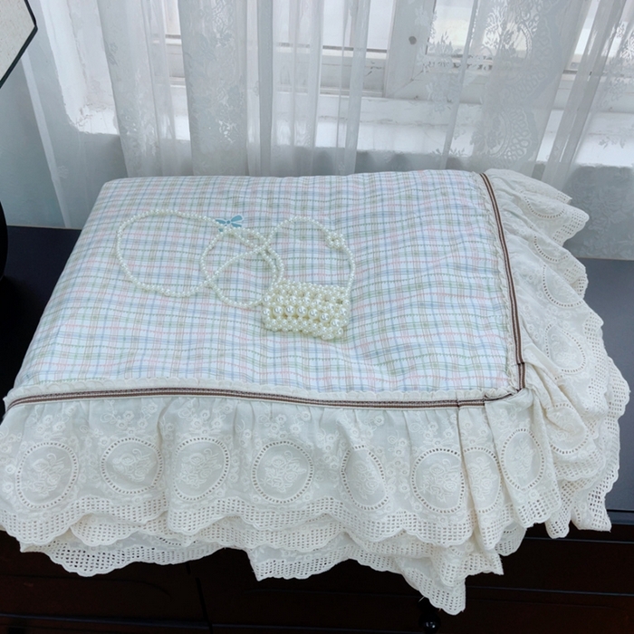 91家纺网 家纺一手货源 找家纺 暖居2025新款欧式浪漫多功能夏被 佩妮