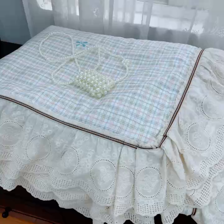 91家纺网 家纺一手货源 找家纺 暖居2025新款欧式浪漫多功能夏被 佩妮