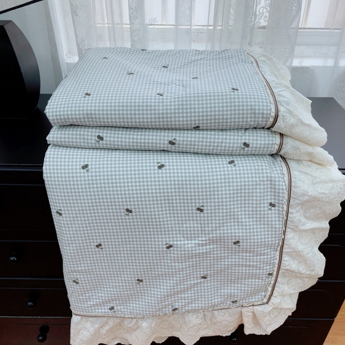 暖居2025新款欧式浪漫多功能夏被 清甜蜜果