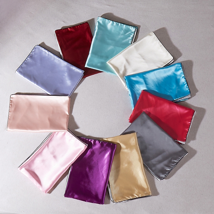 （总）凯森家纺 2025夏季冰丝枕套天丝丝绸枕芯套高仿真丝蚕丝枕头套单人枕巾48x74cm