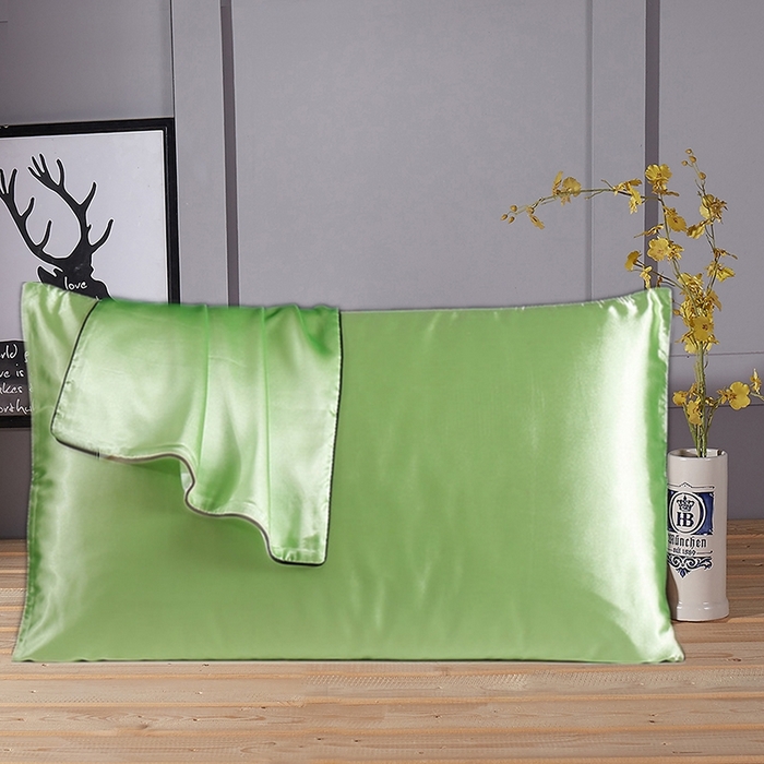 91家纺网 家纺一手货源 找家纺 （总）凯森家纺 2025夏季冰丝枕套天丝丝绸枕芯套高仿真丝蚕丝枕头套单人枕巾48x74cm