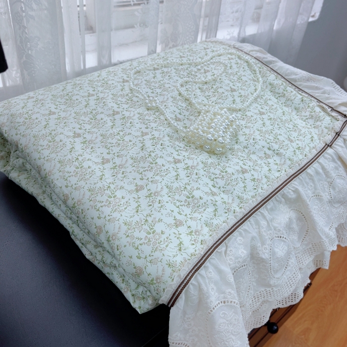 91家纺网 家纺一手货源 找家纺 暖居2025新款欧式浪漫多功能夏被 枝娅