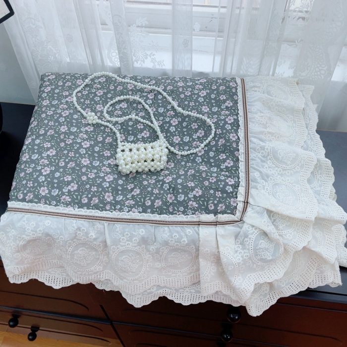 91家纺网 家纺一手货源 找家纺 暖居2025新款欧式浪漫多功能夏被 竺蓝