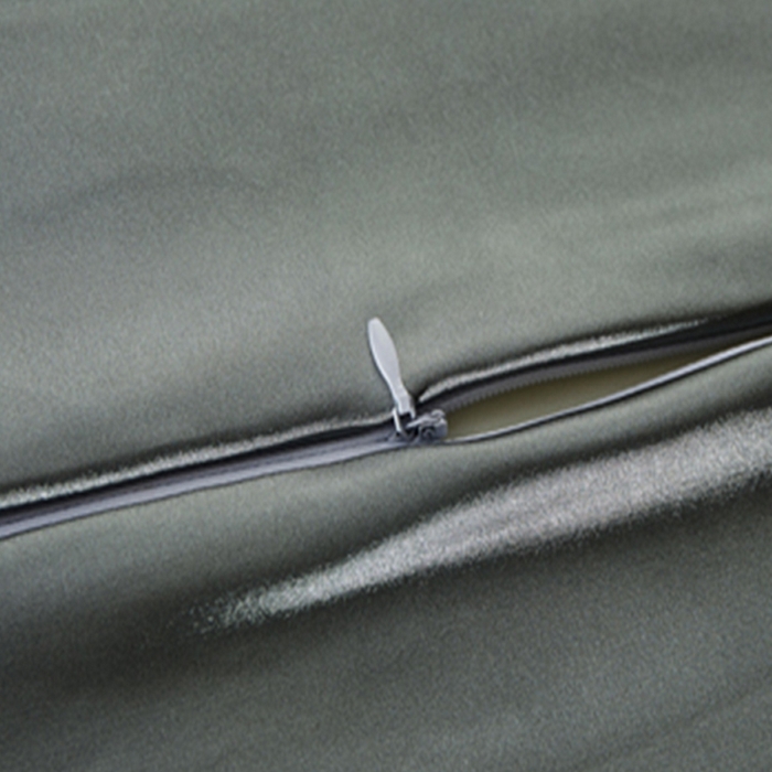 91家纺网 家纺一手货源 找家纺 凯森家纺 夏季双面冰丝乳胶枕套记忆枕枕芯套成人40x60儿童50x30cm 立体银灰