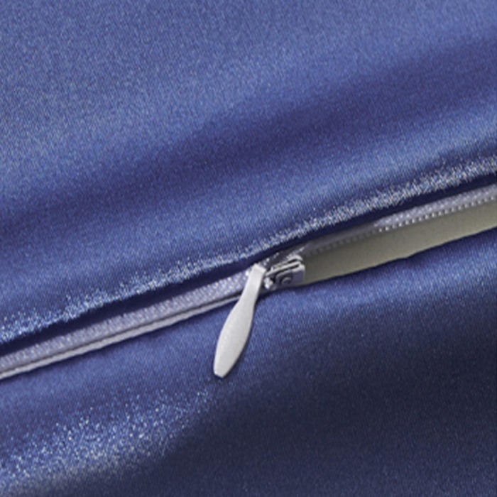 91家纺网 家纺一手货源 找家纺 凯森家纺 夏季双面冰丝乳胶枕套记忆枕枕芯套成人40x60儿童50x30cm 立体湛蓝