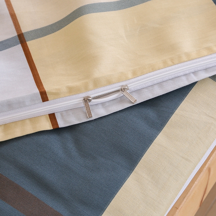 91家纺网 家纺一手货源 找家纺 凯森家纺 133x72学生全棉三件套床单款上下铺宿舍六件套纯棉被套 卡丽尔