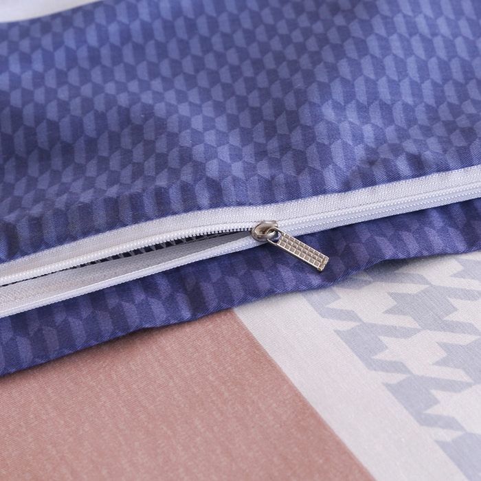 91家纺网 家纺一手货源 找家纺 凯森家纺 2025新款斜纹加厚全棉三件套寝室学生床笠上下铺床三件套单被套150x200 留白