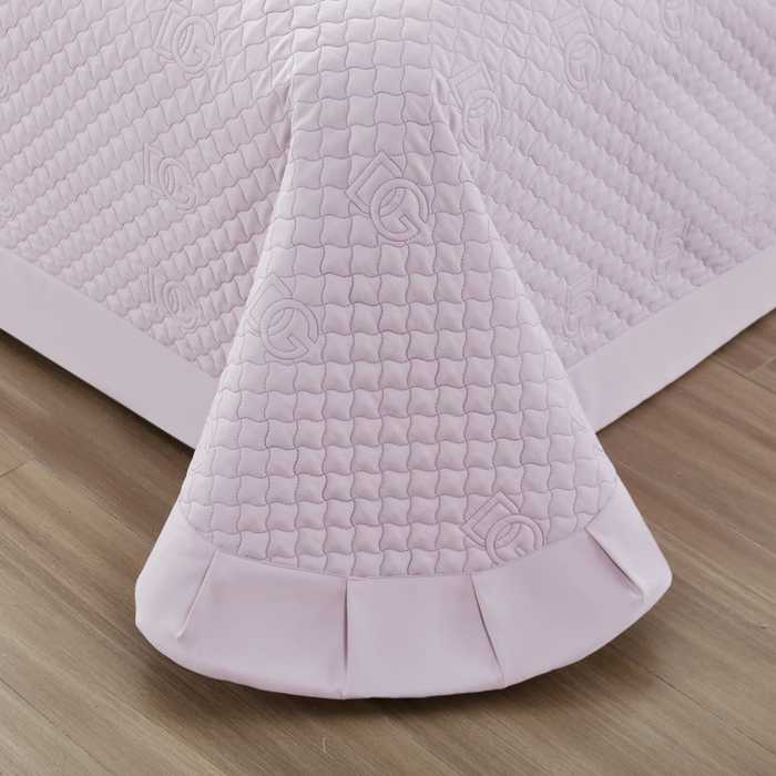 91家纺网 家纺一手货源 找家纺 （总）OL家纺2025新款轻奢风氧乐棉床盖夹棉防滑四件套