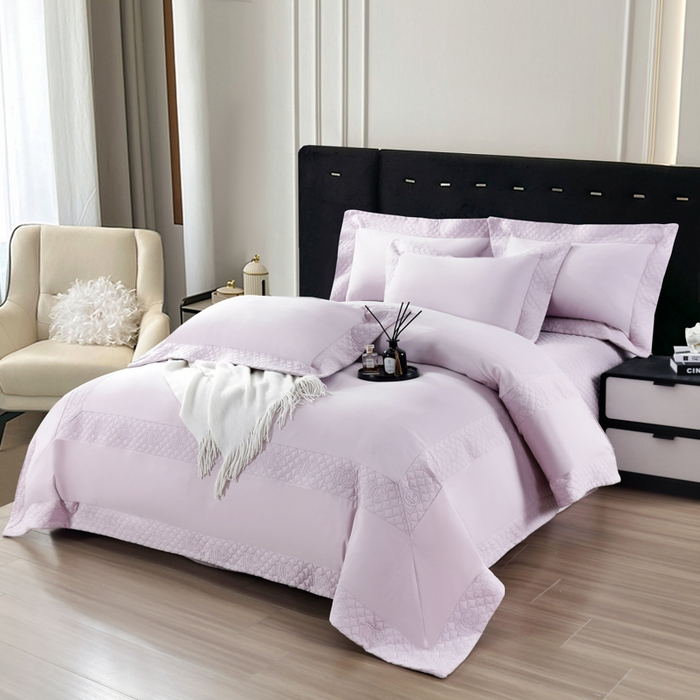 91家纺网 家纺一手货源 找家纺 （总）OL家纺2025新款轻奢风氧乐棉床盖夹棉防滑四件套