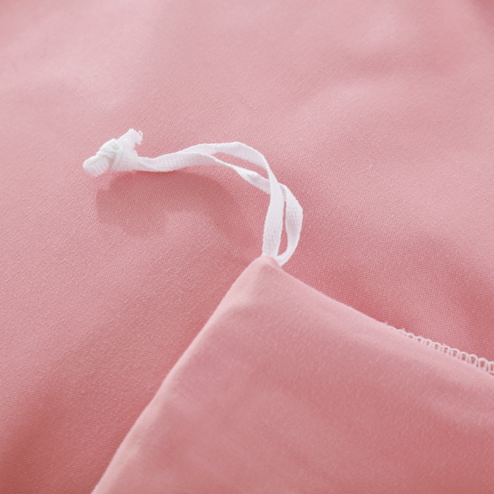 91家纺网 家纺一手货源 找家纺 OL家纺2025新款轻奢风氧乐棉床盖夹棉防滑四件套 华尔兹-粉玉