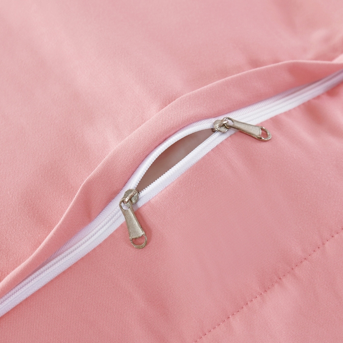 91家纺网 家纺一手货源 找家纺 OL家纺2025新款轻奢风氧乐棉床盖夹棉防滑四件套 华尔兹-粉玉